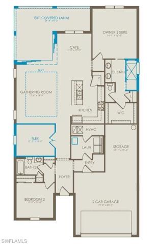 Floor plan with structurals