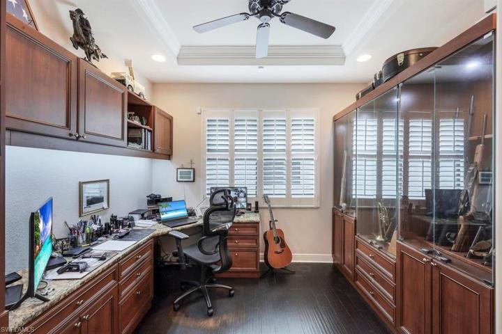 Office/Den with built-ins