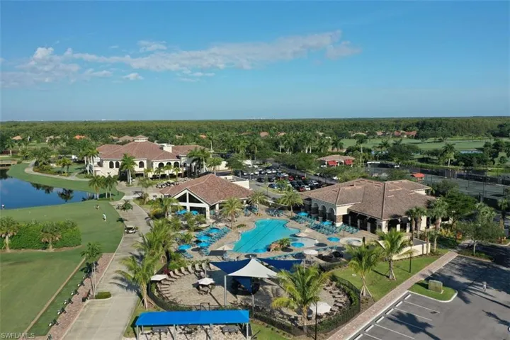 Where the action is - Clubhouse, Cabana, resort-style pool, wellness center, racquet sports complex, and bocce courts.