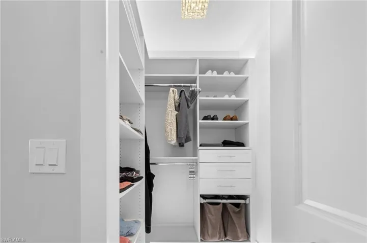 Primary Bedroom Custom Walk In Closet