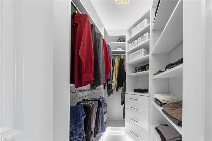 Primary Bedroom Custom Walk In Closet