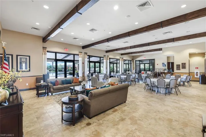 Lobby with visible vents