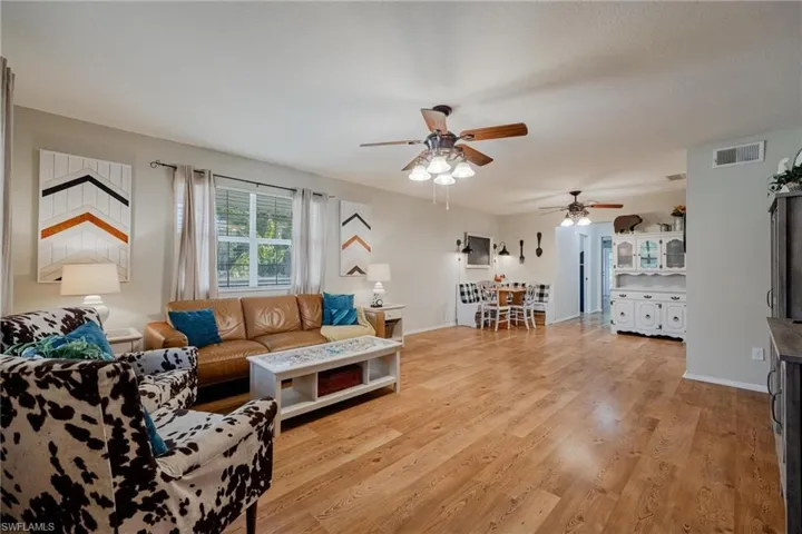Living room and Dinette.