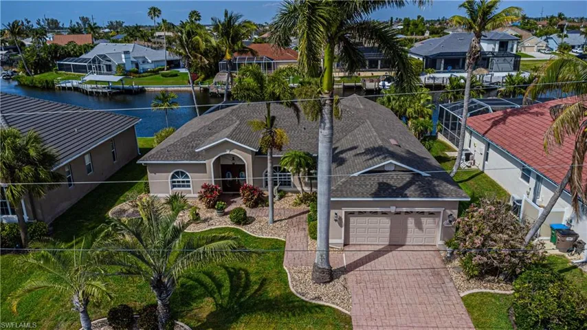 Aerial views shows how surprising large this home is,