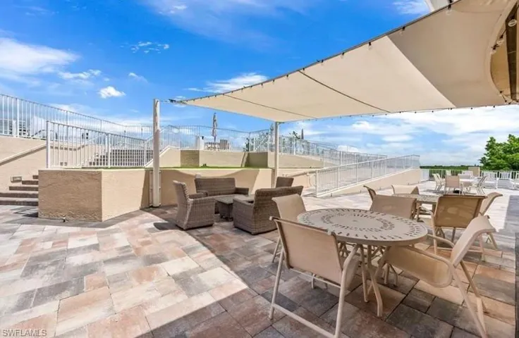 View of patio