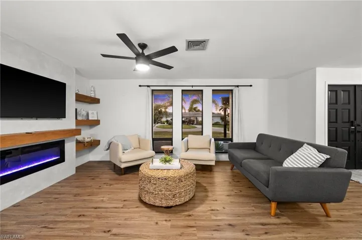 Living Room in the Evening