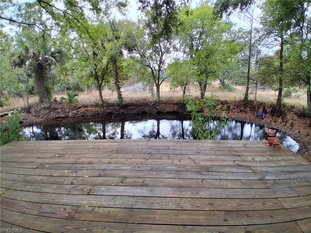 Dock featuring a water view