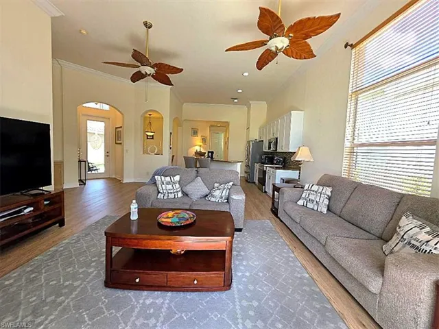 LIVING ROOM FROM REAR SLIDERS