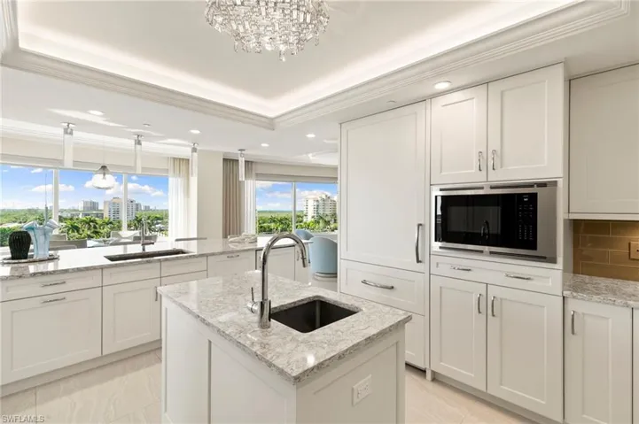 From Kitchen, the spectacular views of Naples Florida