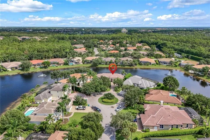 Drone / aerial view featuring a water view.