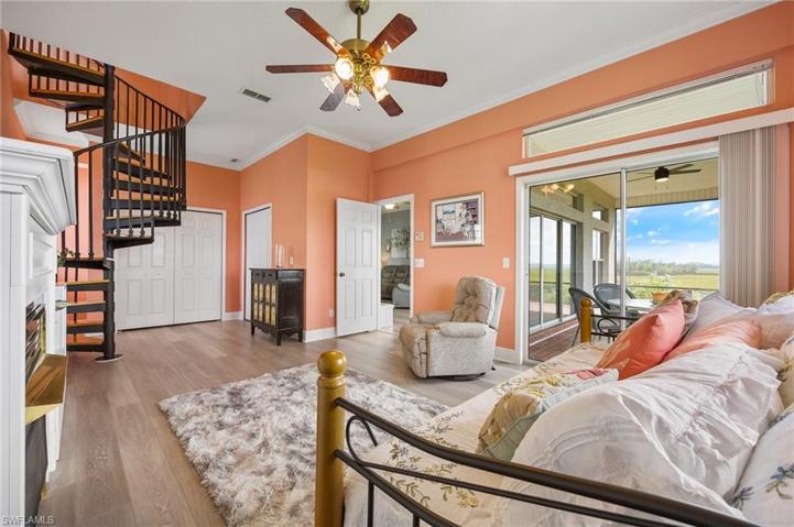Den to Upstairs Master Suite