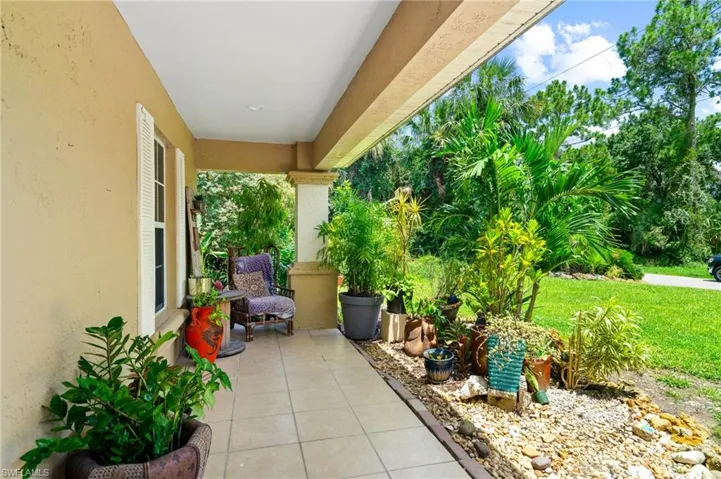 View of patio