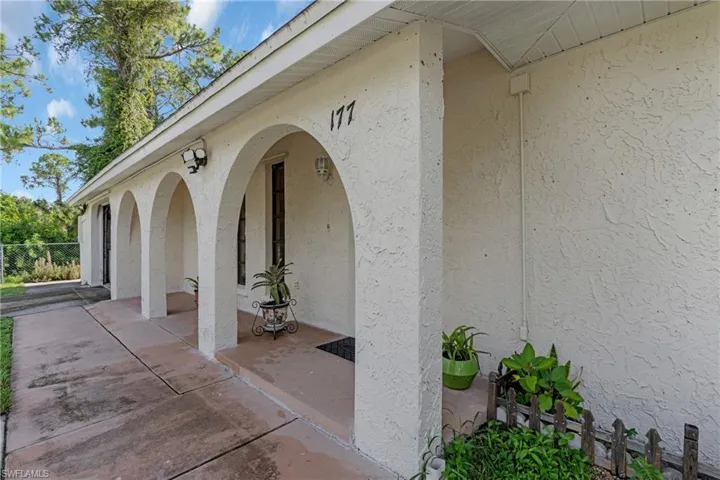 View of exterior entry