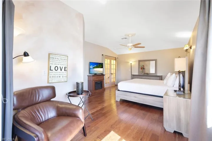 The Master bedroom is large in size and has its' own large walk in closet