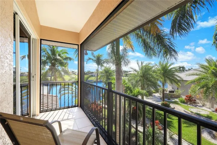The Master Suite has its' own private screened balcony