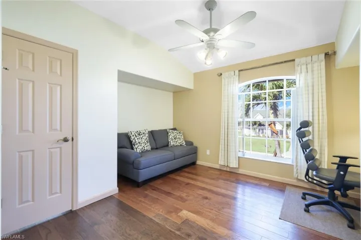 The Master Bedroom has a bonus room adjoining the bedroom.  Ideal as a private office or nursery