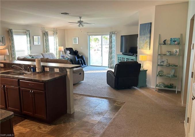 Entry to Kitchen/Living Room