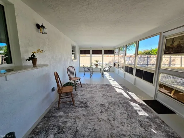 Covered Lanai w/Pass Thru Window from Kitchen