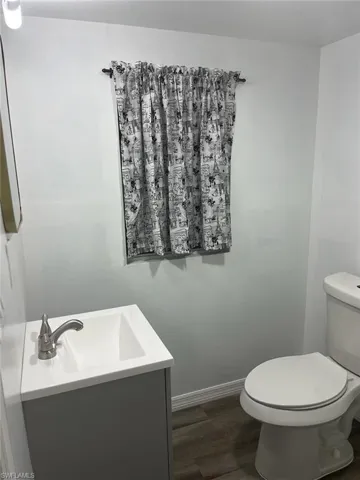 Inside pool cabana