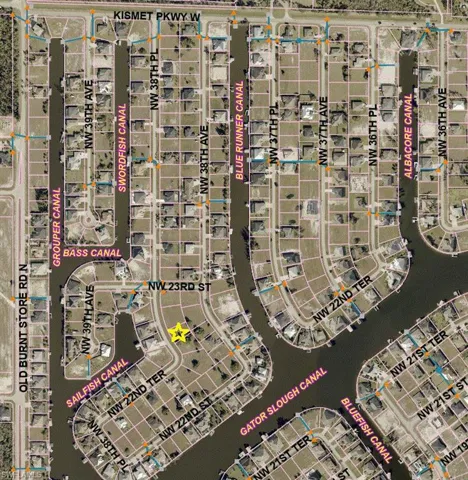 Aerial map of area