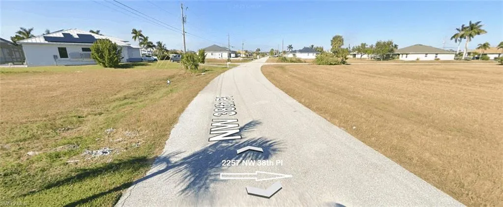 View looking down street