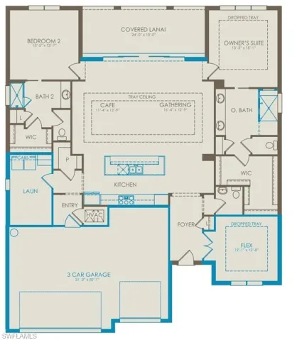 Floor plan with structurals
