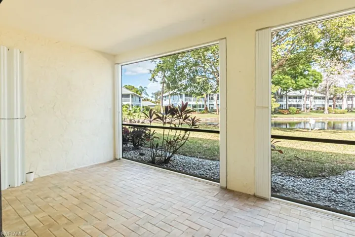 Screened Lanai with lovely lake views