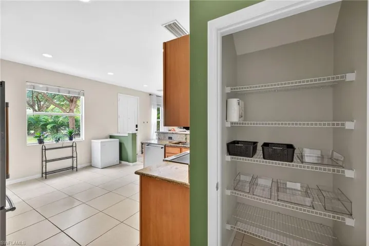 Pantry with a sink