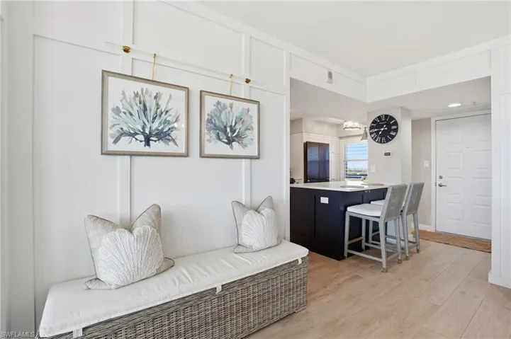 Designer finishes and furnishings