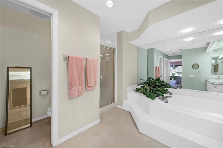 spacious primary bath