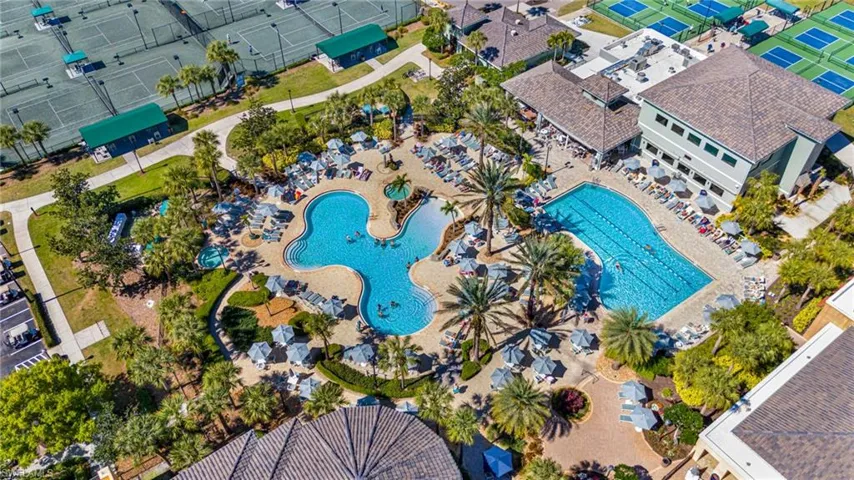 Lap Pool and Family pool plus pool side restaurant/bar