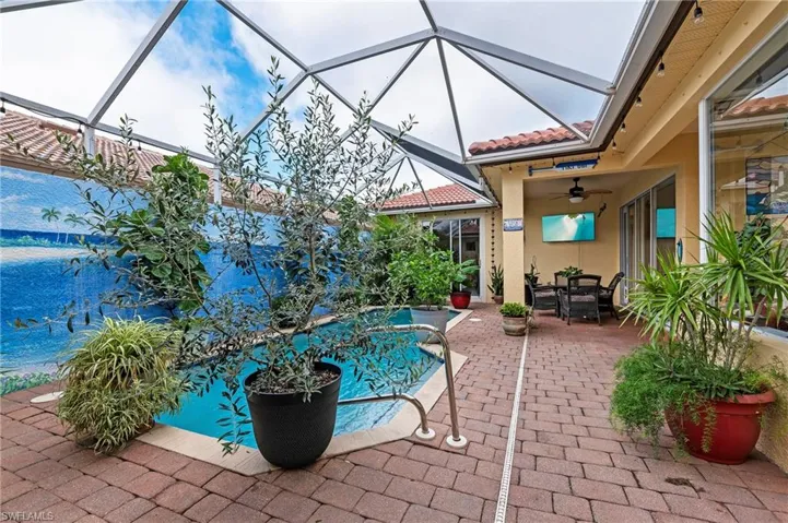 View of patio