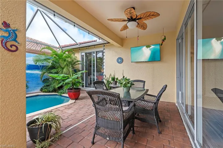 View of patio