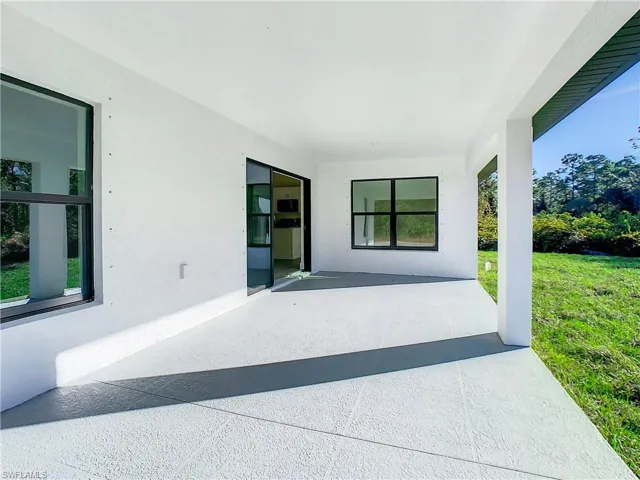 View of patio