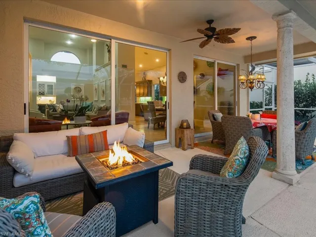 Fire Pit Patio Area