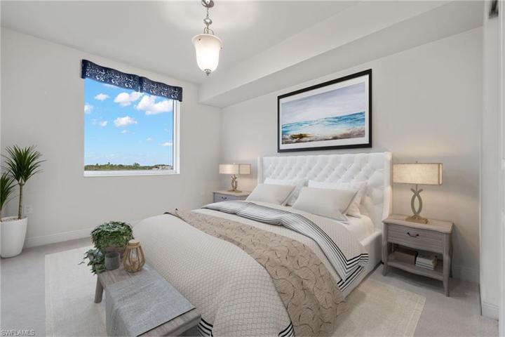 Virtually Staged Guest Bedroom