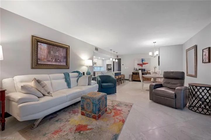 Living Room to Open Kitchen/Dining