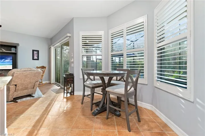 Inviting for your morning coffee or evening glass of wine.