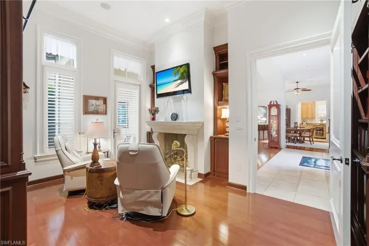 3rd Bedroom that Current owners have configured as a Study