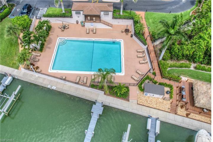Community Pool with Boat Docks