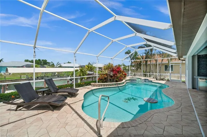 Relax poolside, then take a dip!