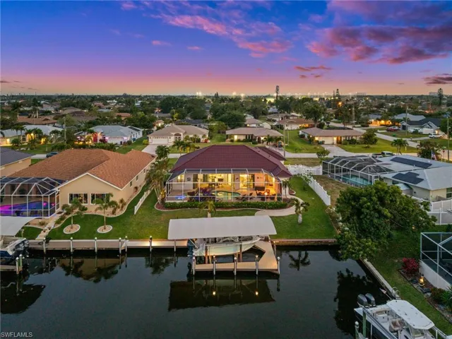 Aerial Evening View