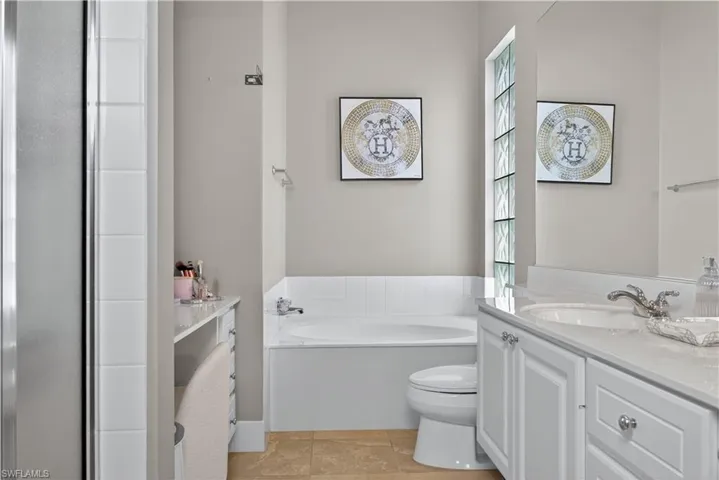Primary Bathroom With Double Sinks