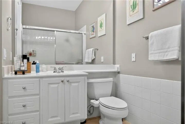 Primary Bathroom With Double Sinks