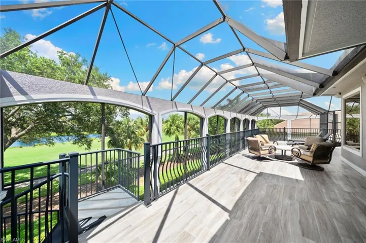 View of patio featuring an outdoor hangout area