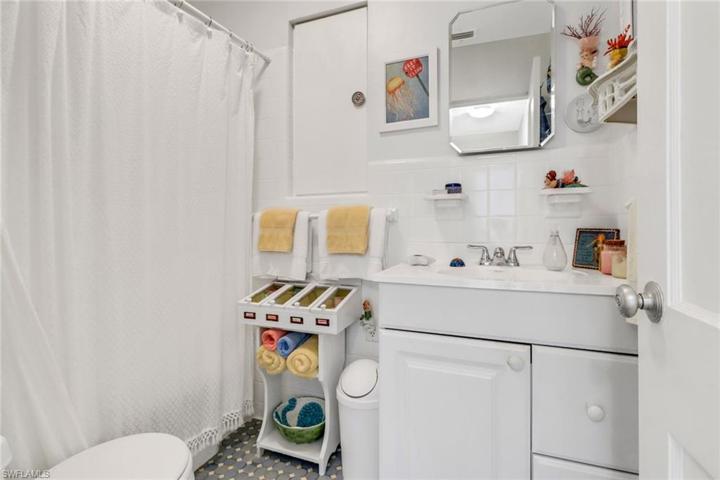Guest Bathroom with Original Bathroom Tile