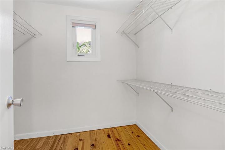 Large Walk-In Closet Located in the Primary Bedroom