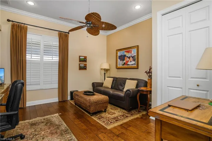 Sleep sofa and closet to right...ultimate flexibility
