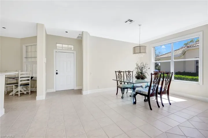 Entry and Dining area