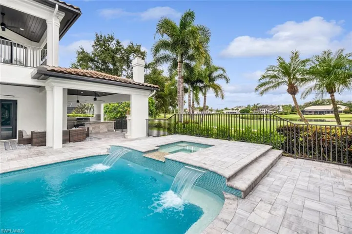 Southern exposure provides sunshine all day, on your pool